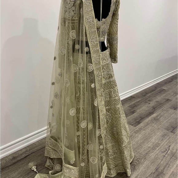 Elegant Embroidered Lehenga Set - Picture 6 of 9